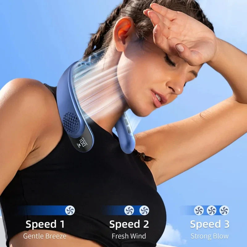 Hands-Free 360° Neck Fan - Cool Breeze Technology - Image 4