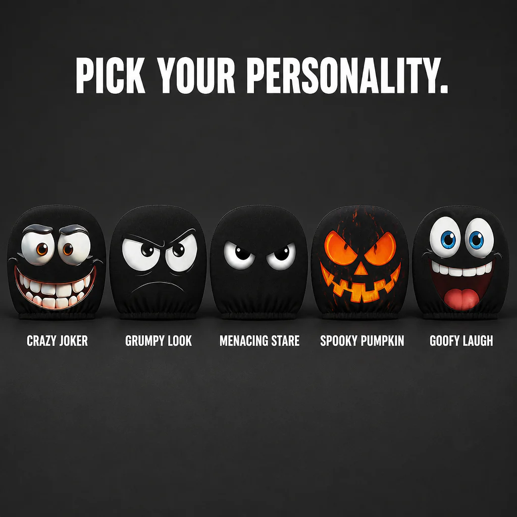 HappyCaps™ — Slip Cartoon Faces Onto Your Headrests and Make Strangers Stare - Image 3