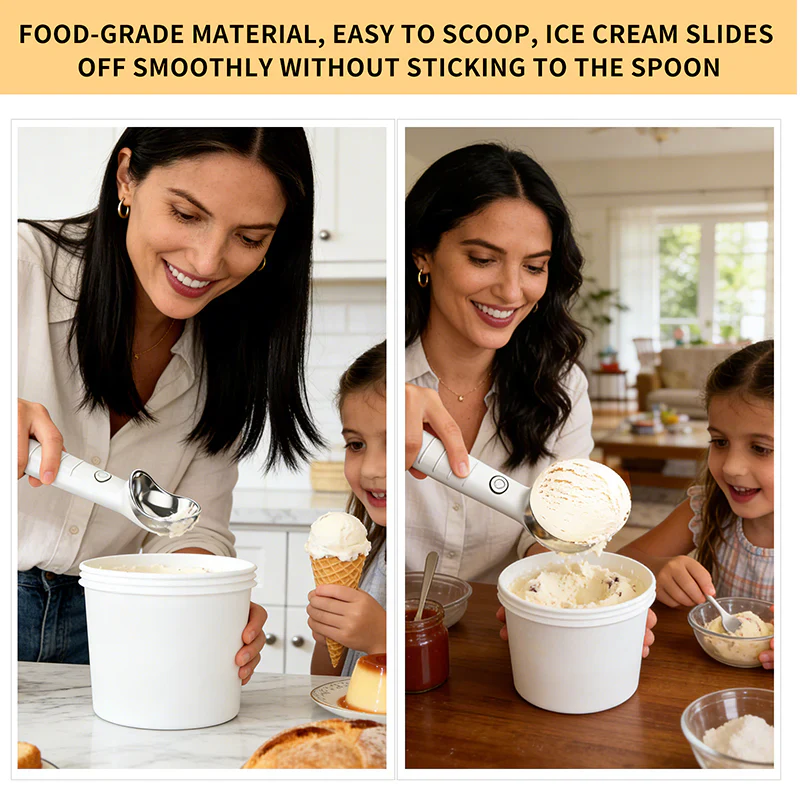 Heated Ice Cream Scoop – Serve Instantly - Image 3