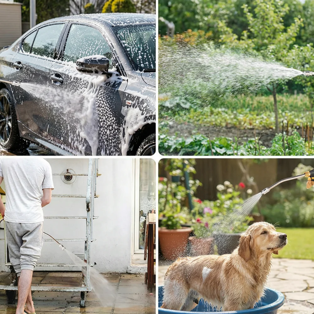 High-Pressure Water Gun 2-in-1 – Effortless Cleaning for a Shine - Image 3