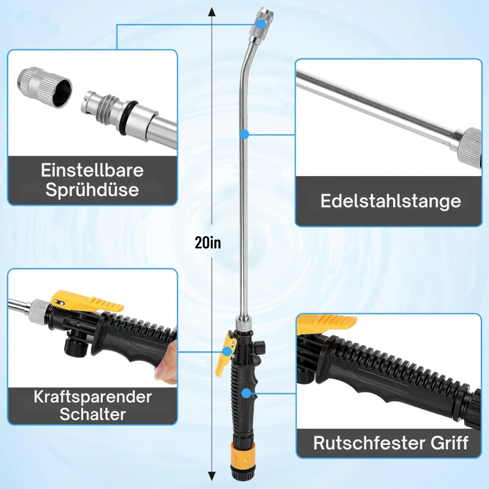 High-Pressure Water Gun 2-in-1 – Effortless Cleaning for a Shine - Image 5