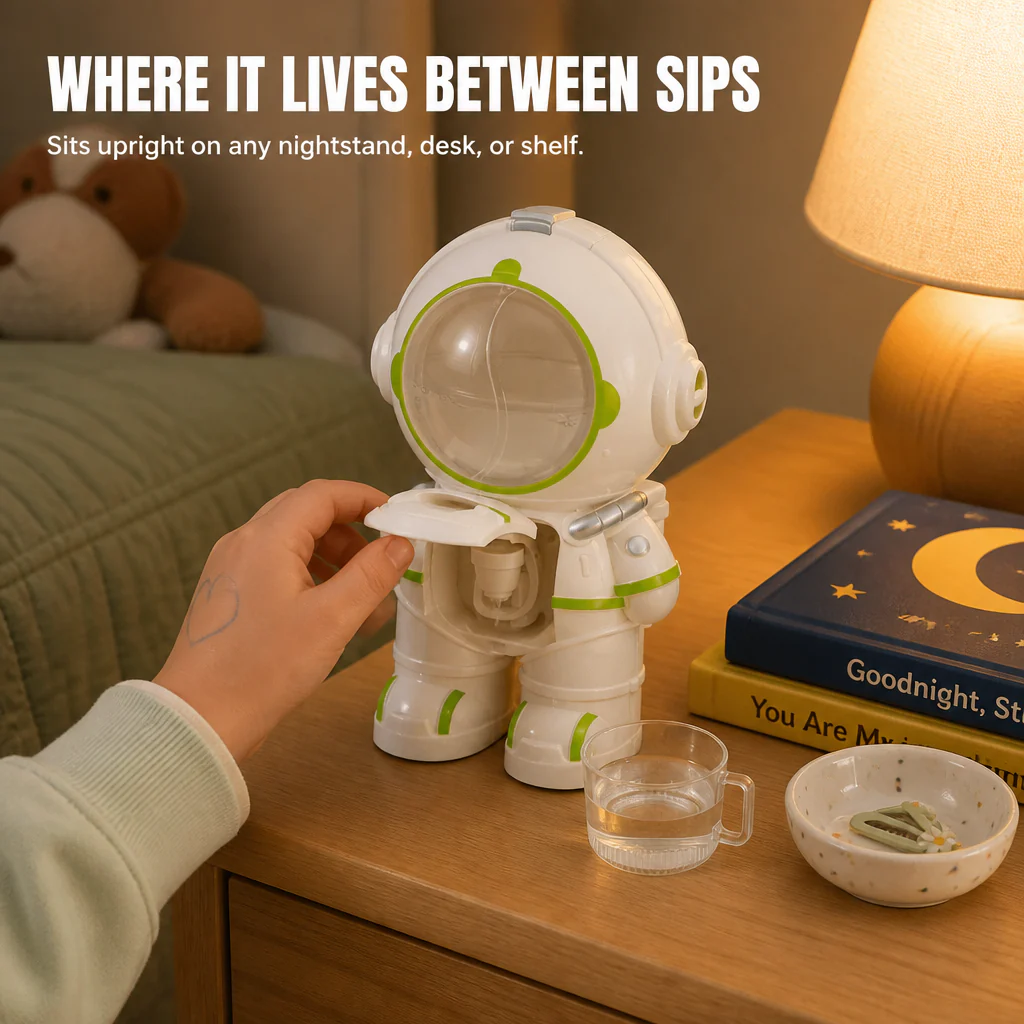 Hydrastro™ — Let Kids Pour Their Own Water From a Mini Astronaut Dispenser - Image 8
