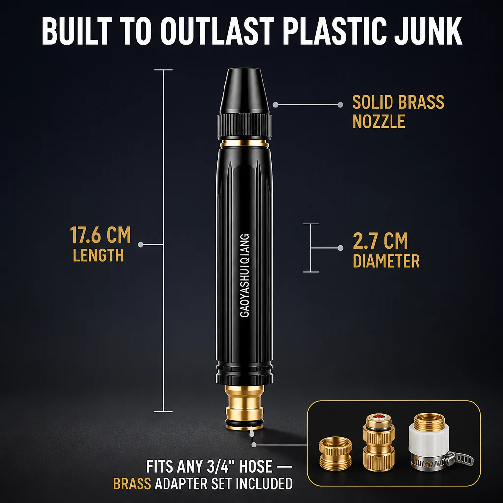 HydroMax™ — Turn Your Garden Hose Into a Driveway-Blasting Power Cannon - Image 7