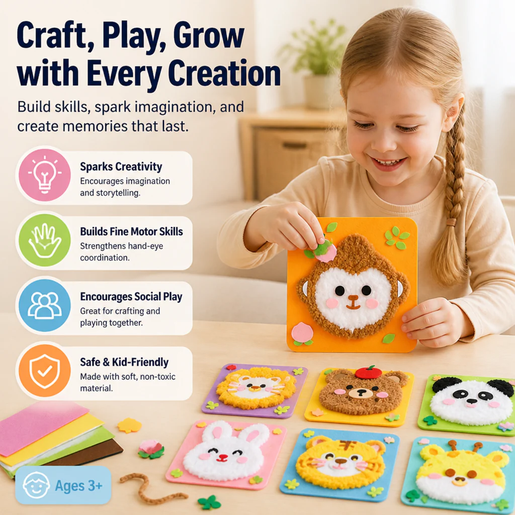 ImagineoCraft™ Stick Puppet Kit — Unlock Your Child’s Creativity and Confidence with Every Handmade Character - Image 6