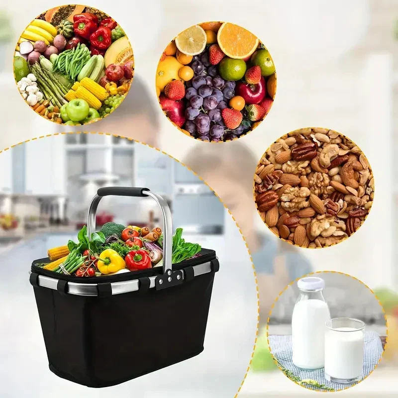 Insulated Picnic Basket for Outdoor Use - Image 2