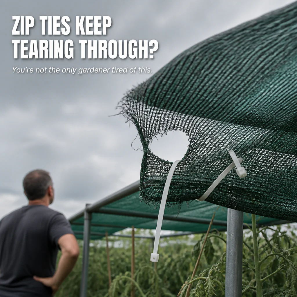 IronClasp™ — Lock Your Garden Shade Net Tight in Any Wind | 50-Pack - Image 2