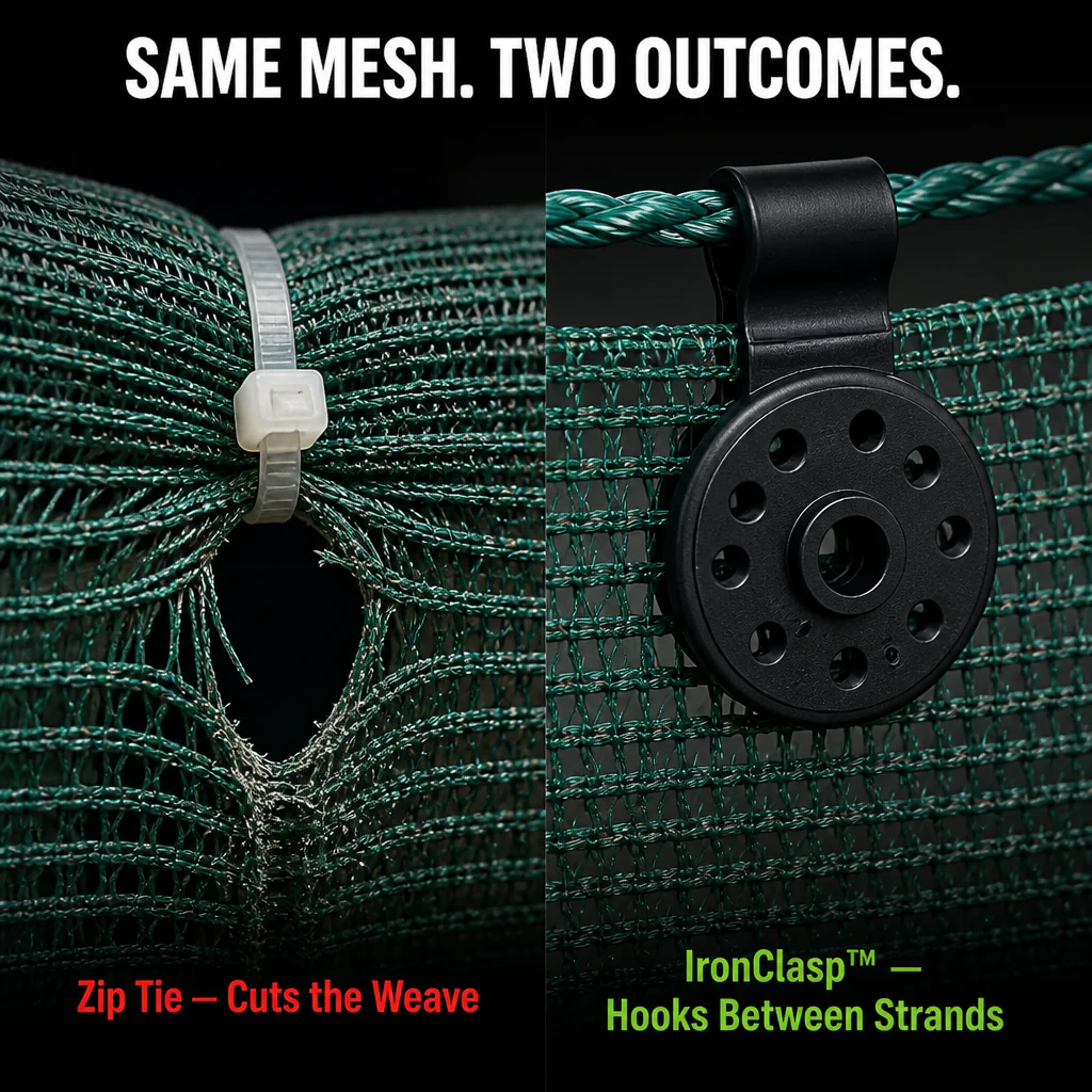 IronClasp™ — Lock Your Garden Shade Net Tight in Any Wind | 50-Pack - Image 6