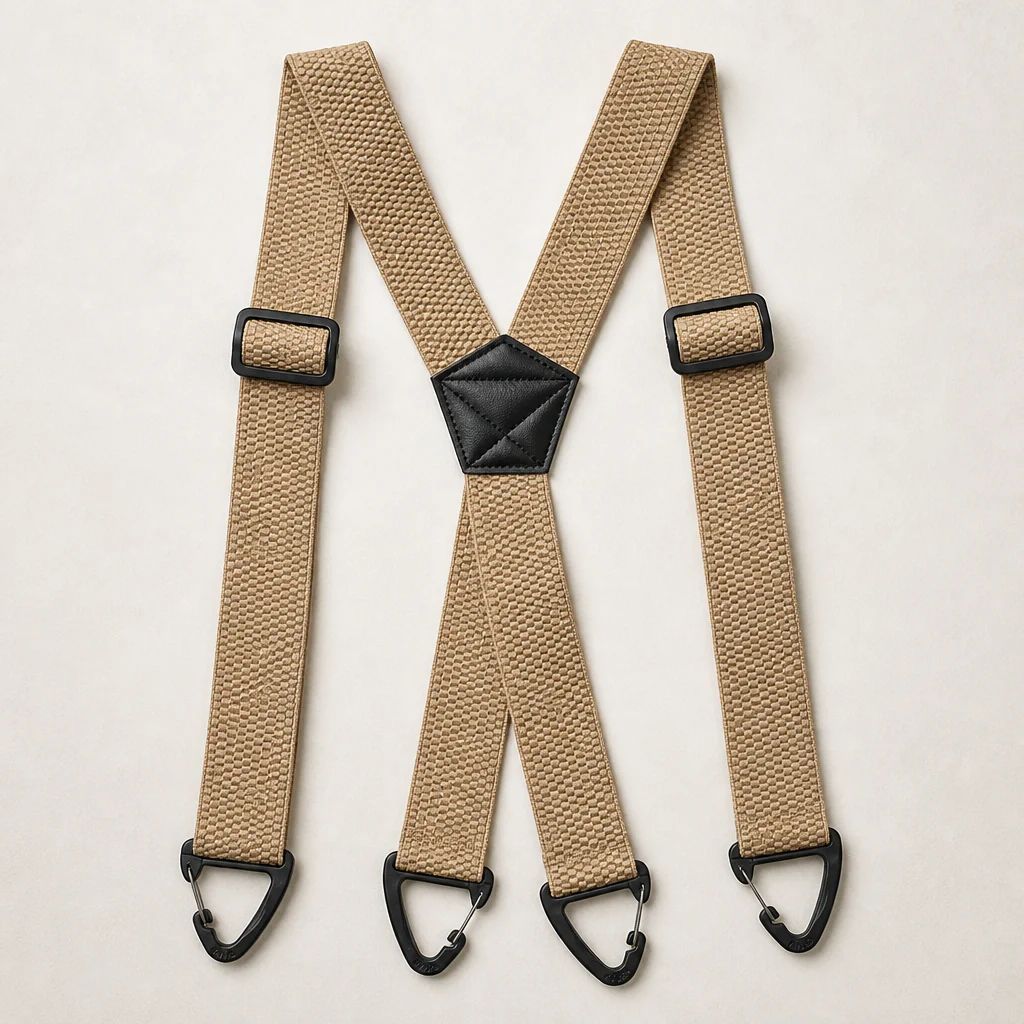 IronMark™ – Heavy-Duty Belt-Loop Suspenders with Carabiner Hook Clips - Image 12