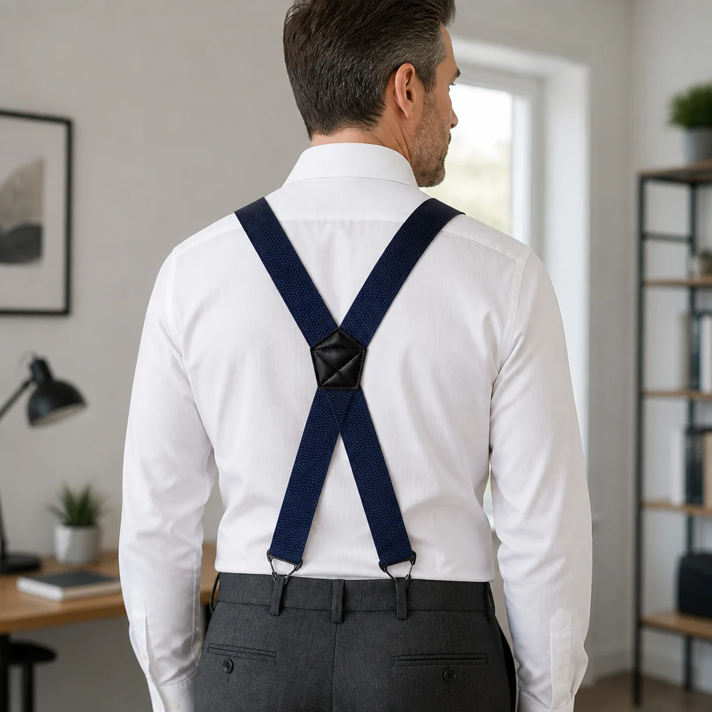 IronMark™ – Heavy-Duty Belt-Loop Suspenders with Carabiner Hook Clips - Image 7