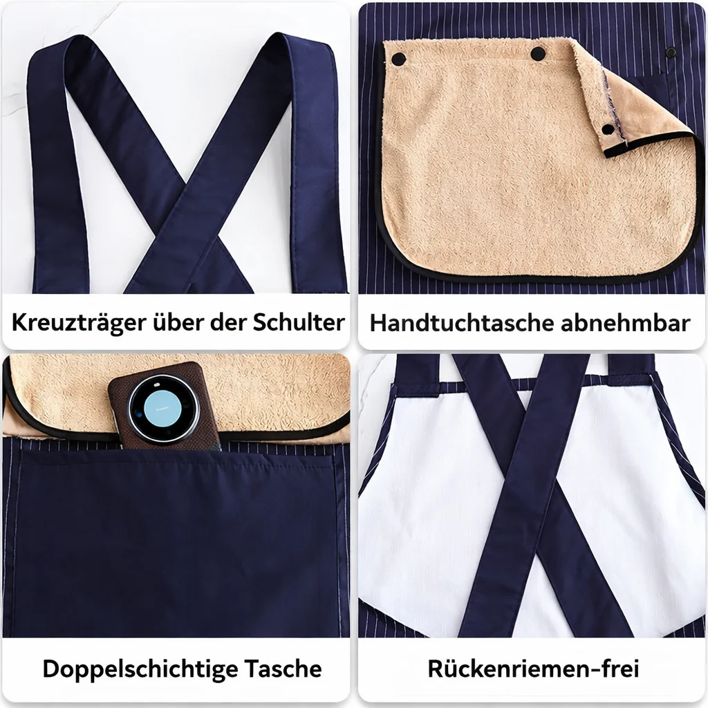 Kitchen Master Apron – Stay Clean, Comfortable, and Well-Organized While Cooking and Grilling - Image 6