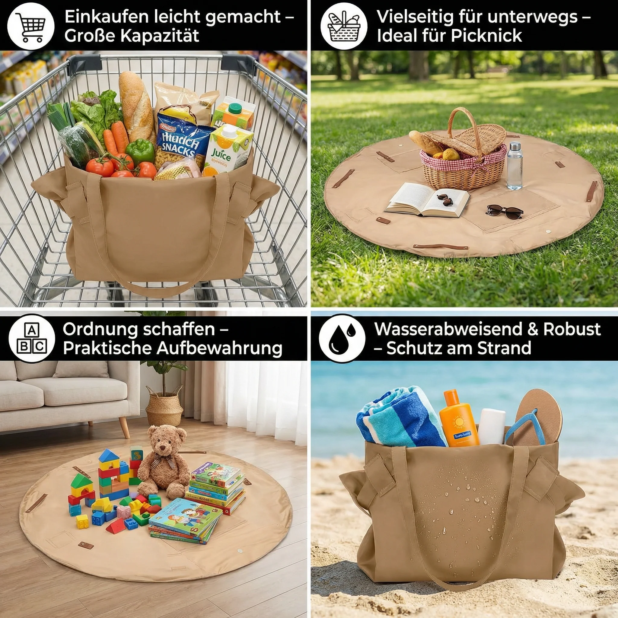 Large Foldable Organizer Bag - Image 4