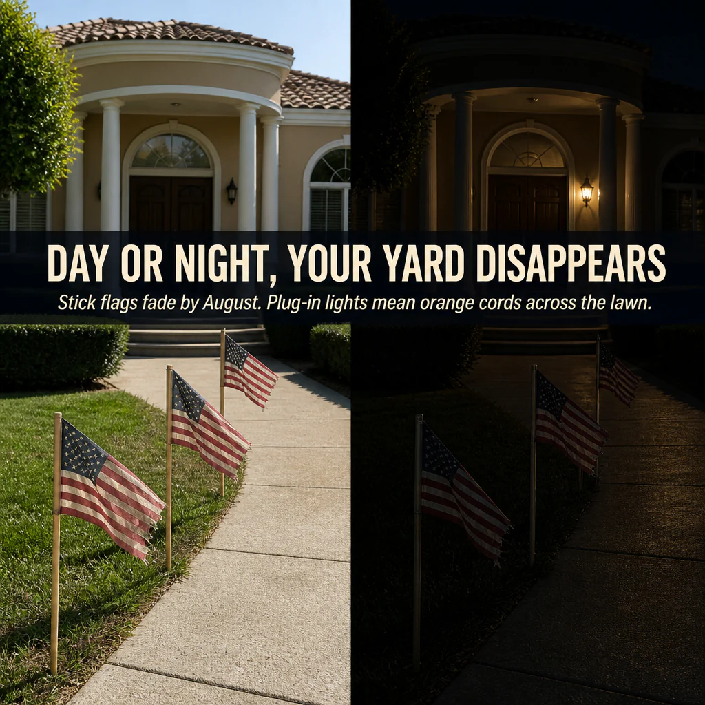 LibertyLume™ — Plant Solar Flag Lights That Glow Every Patriotic Holiday - Image 2