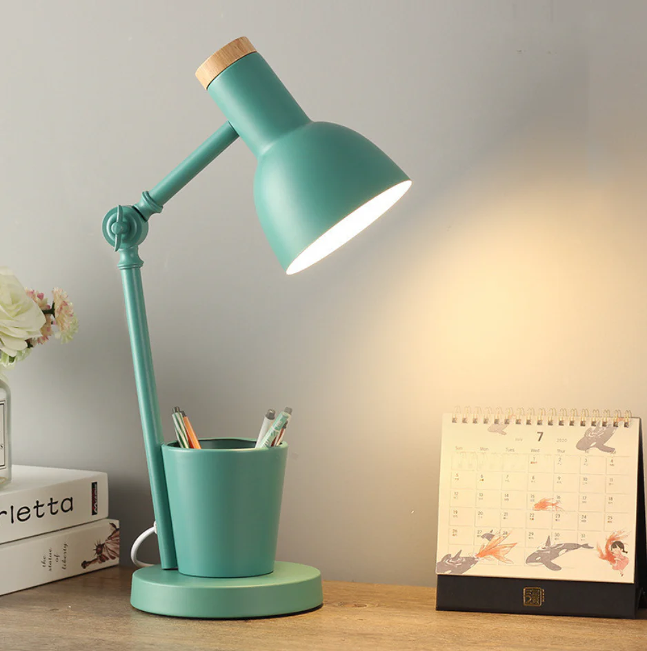 Lily Desk Lamp - Nordic Yellow Table Lamp - Adjustable Light - Image 6