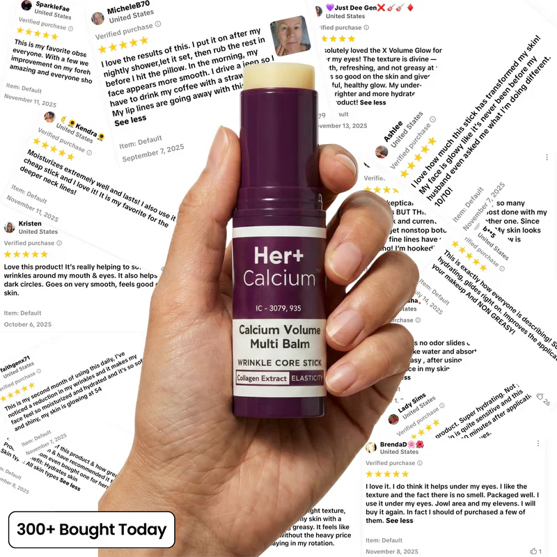 Her+ Calcium™ — Swipe Away Wrinkles, Smile Lines & Tired Under-Eyes In Seconds