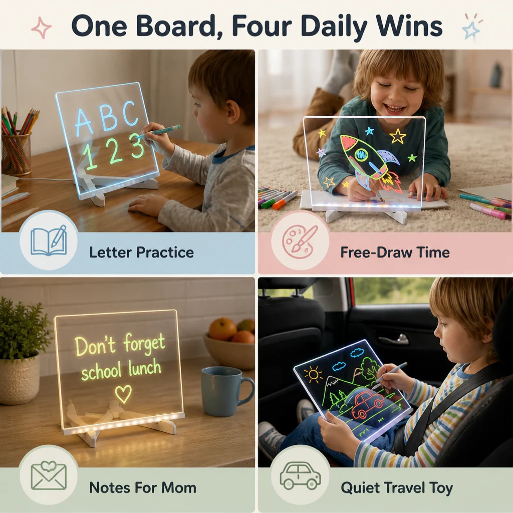 LumaCraft™ — Trade Screen Time For Glowing Doodles That Wipe Clean In Seconds - Image 4
