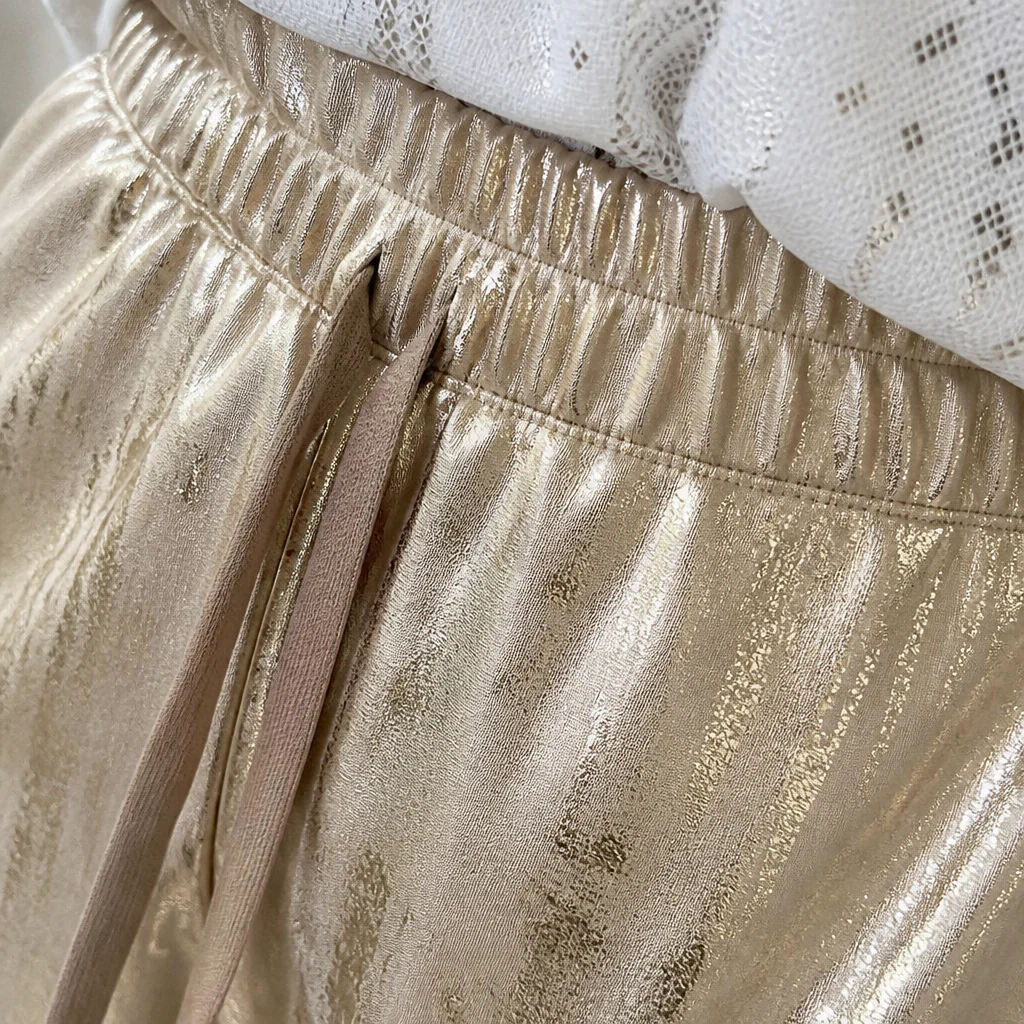 LumaPulse™ – Sequined Eye Top with Metallic Drawstring Pant Set - Image 6