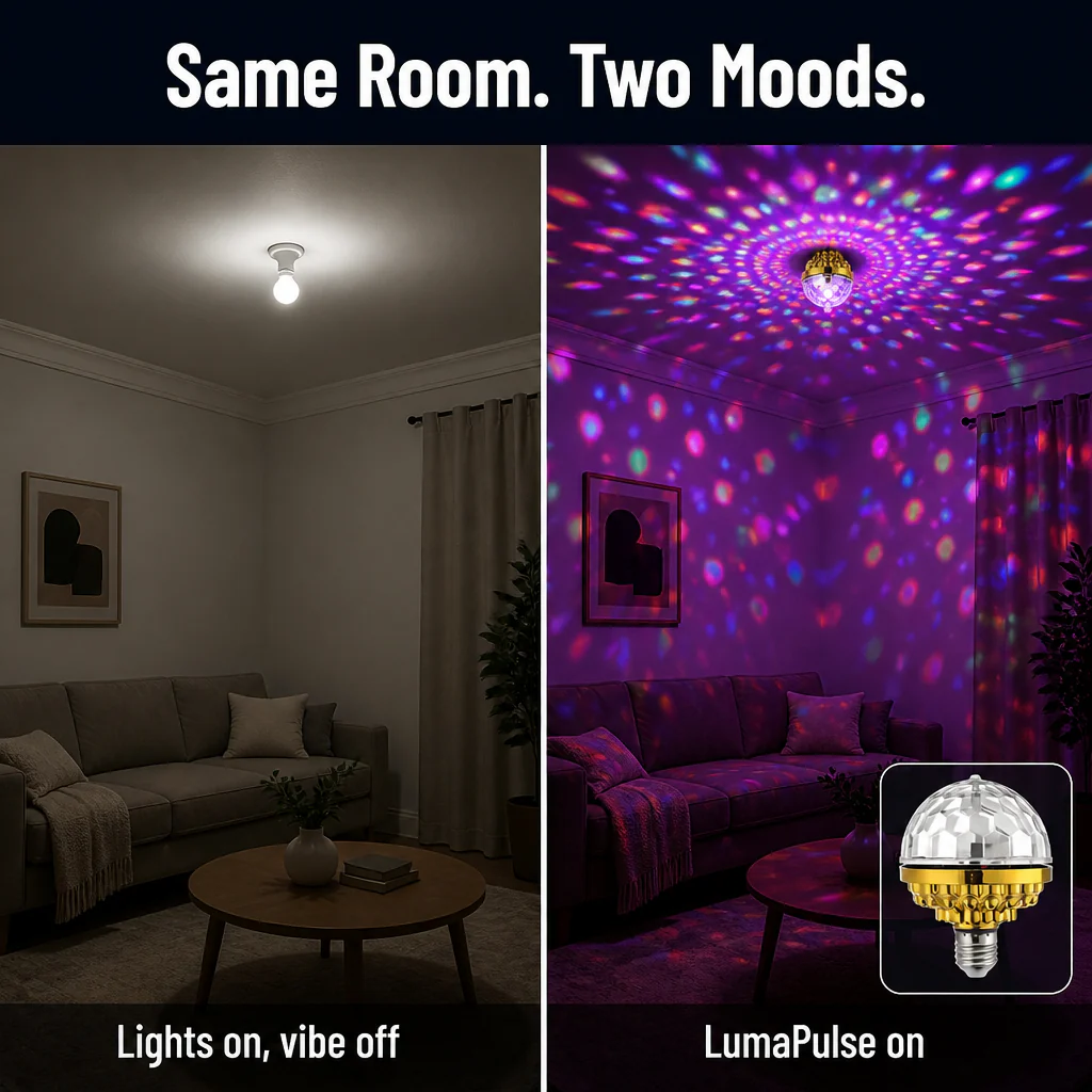 LumaPulse™ — Flood Any Room with Spinning Color in One Quick Twist - Image 4