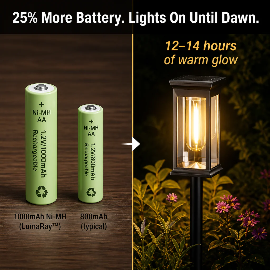 LumaRay™ — Light Your Garden Path for 12 Full Hours on One Day's Charge - Image 4