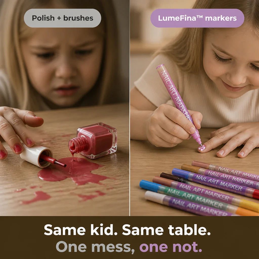 LumeFina™ Nail Art Markers — Draw Detailed Nail Designs With Your Daughter, Skip the Salon Trip - Image 5