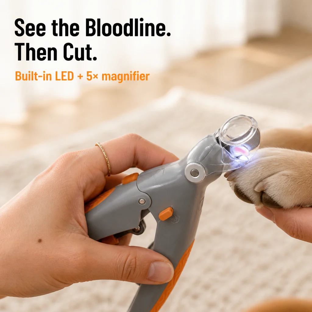LumeTrim™ — See the Bloodline and Cut Pet Nails Without Fear