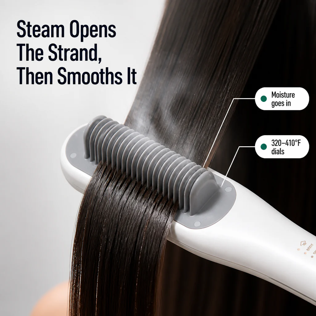 LumeVive™ — Steam Your Frizz Smooth Without Frying a Single Strand - Image 3