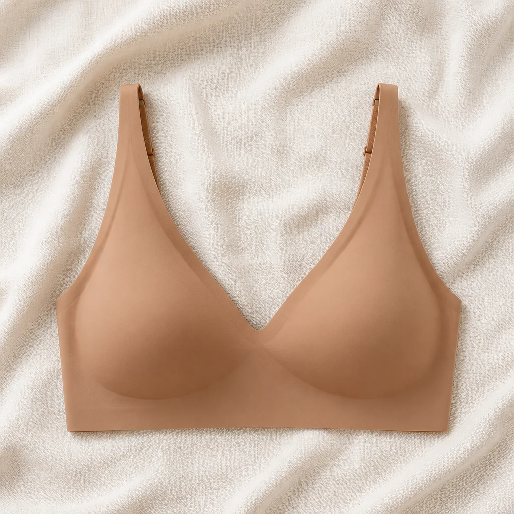 LumiFit™ – Wireless Seamless Bralette with Soft Padded V-Neck Cups - Image 10