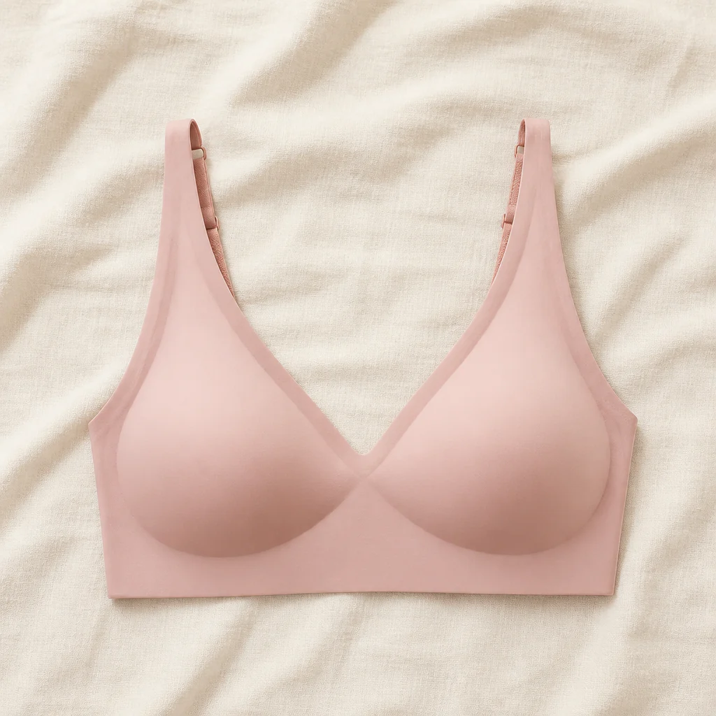 LumiFit™ – Wireless Seamless Bralette with Soft Padded V-Neck Cups - Image 11