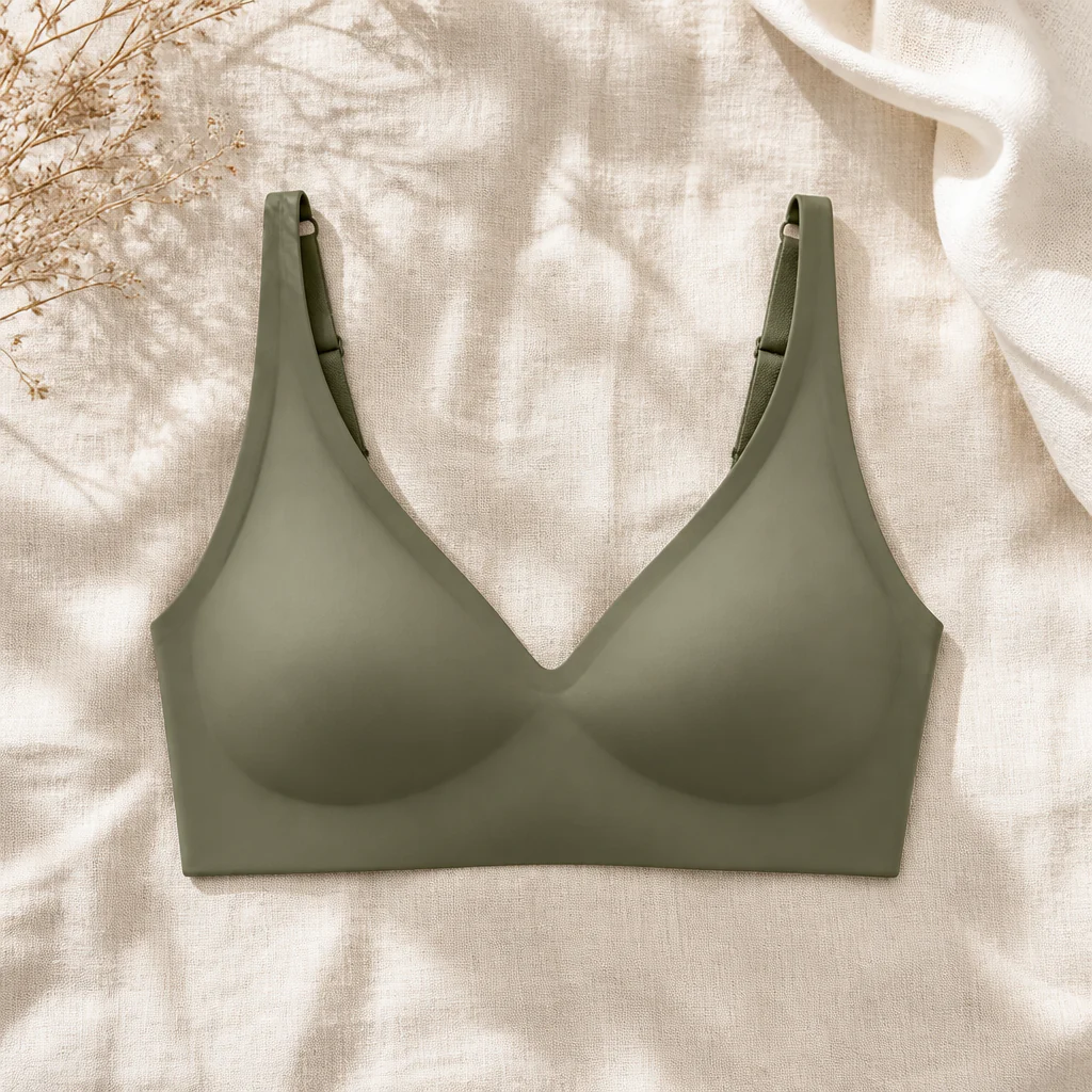 LumiFit™ – Wireless Seamless Bralette with Soft Padded V-Neck Cups - Image 14