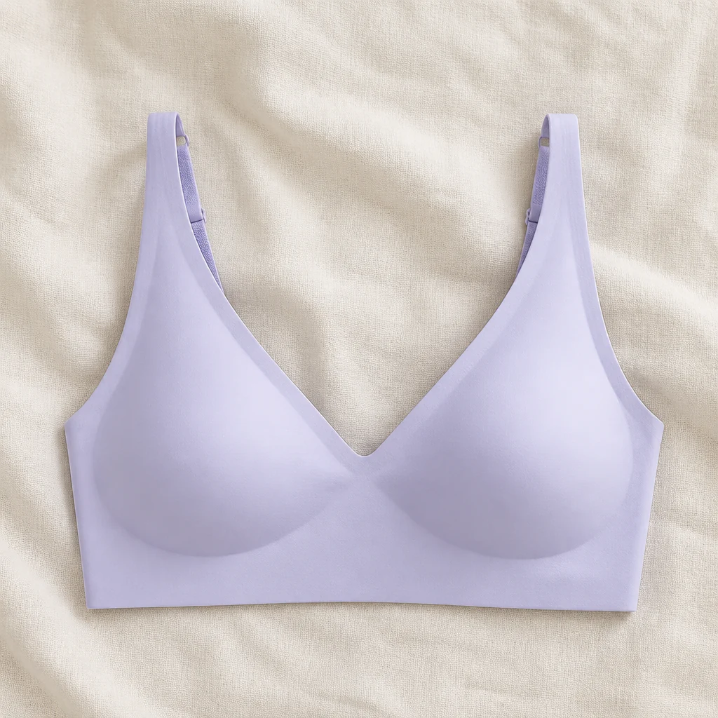 LumiFit™ – Wireless Seamless Bralette with Soft Padded V-Neck Cups - Image 16