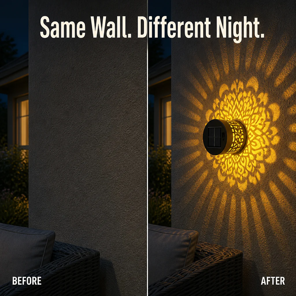 LumiMyst™ — Cast Hand-Cut Mandala Light Across Your Patio Walls Nightly - Image 7
