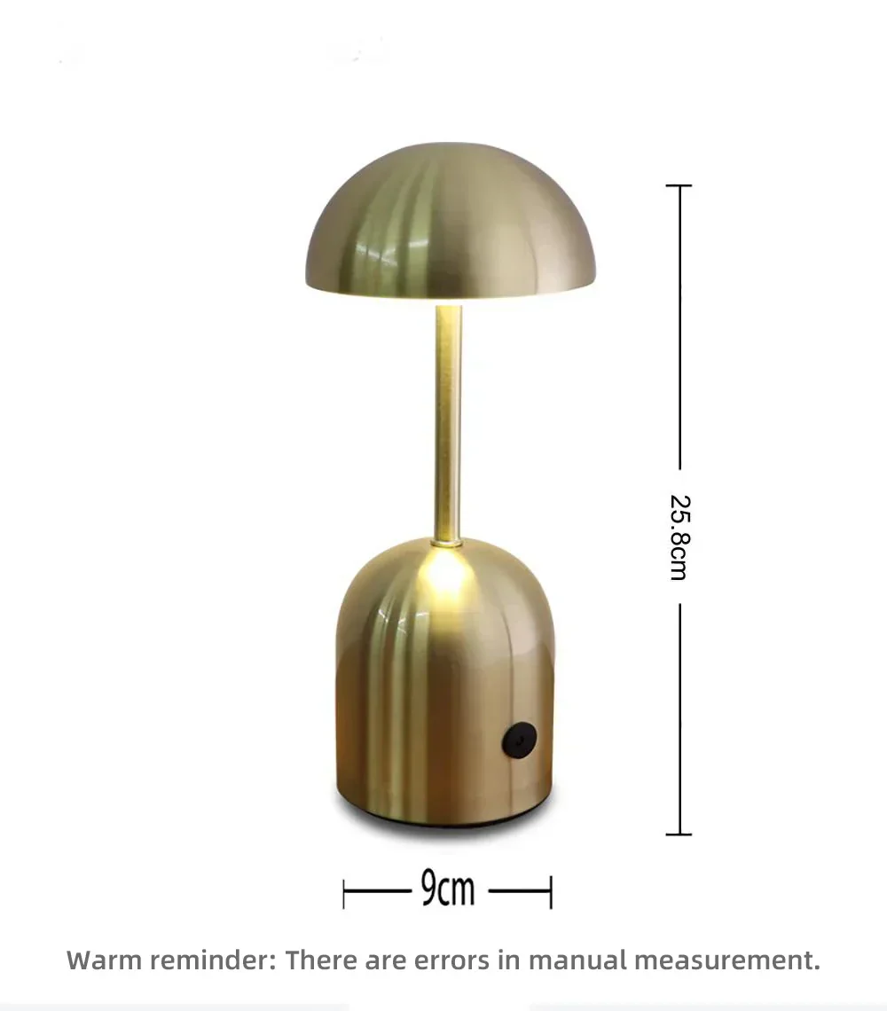 LuminaCrescent - Wireless Dimmable LED Metal Desk Lamp | Modern Touch Control - Image 2