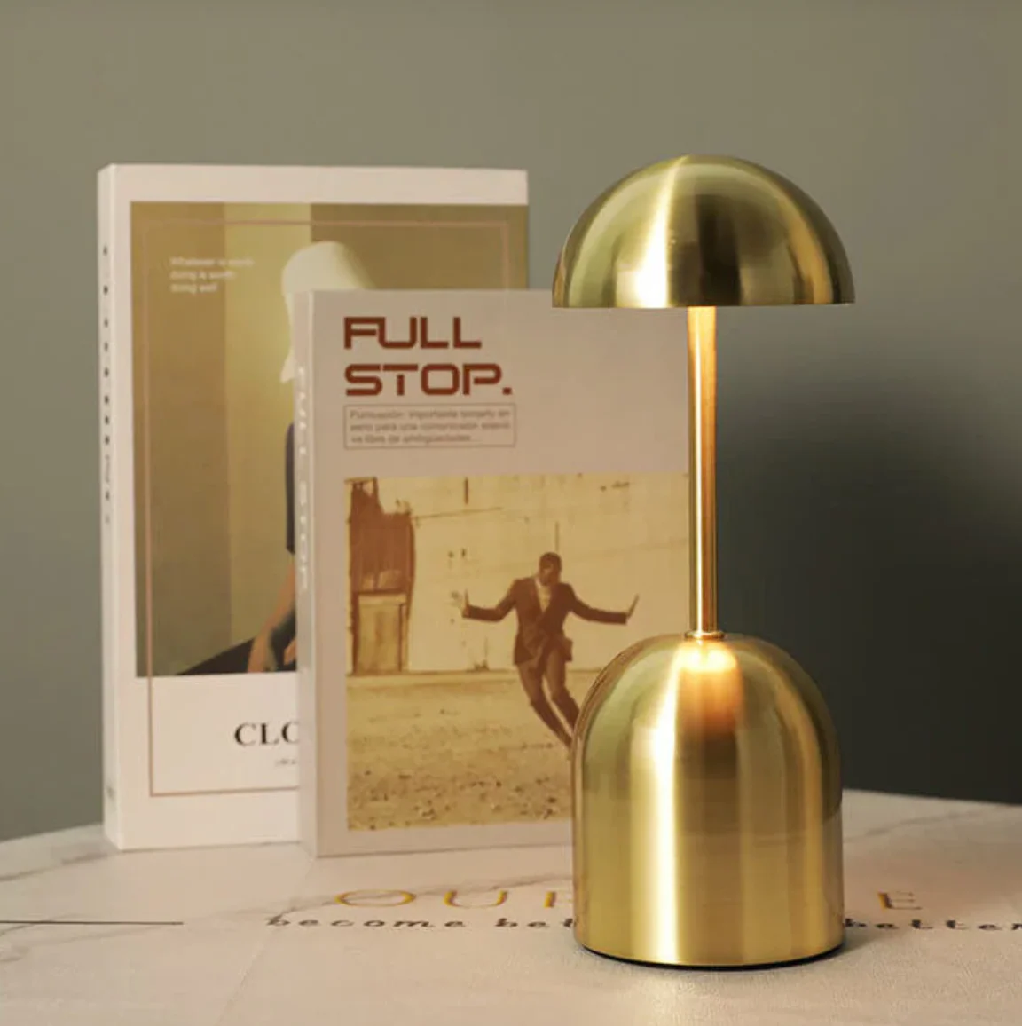 LuminaCrescent - Wireless Dimmable LED Metal Desk Lamp | Modern Touch Control - Image 4