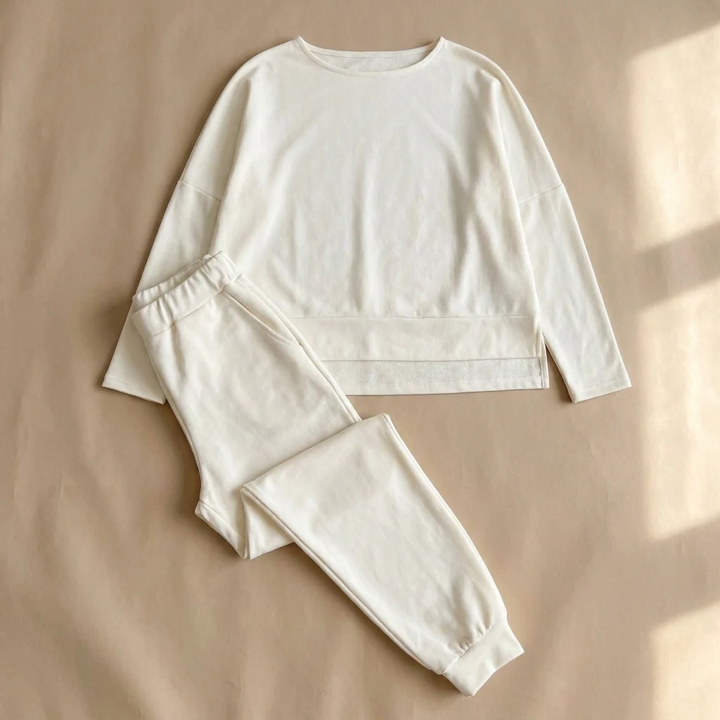 LuminaEase™ – Relaxed Boat-Neck Top & Tapered Pant Set - Image 10