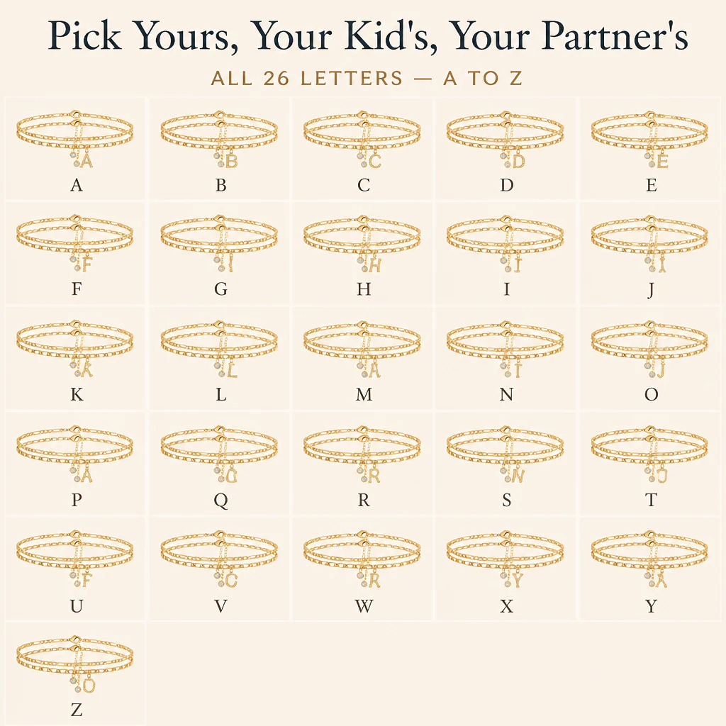 LuminaGleam™ — Stack Your Initial in Gold That Outlasts the Summer - Image 6