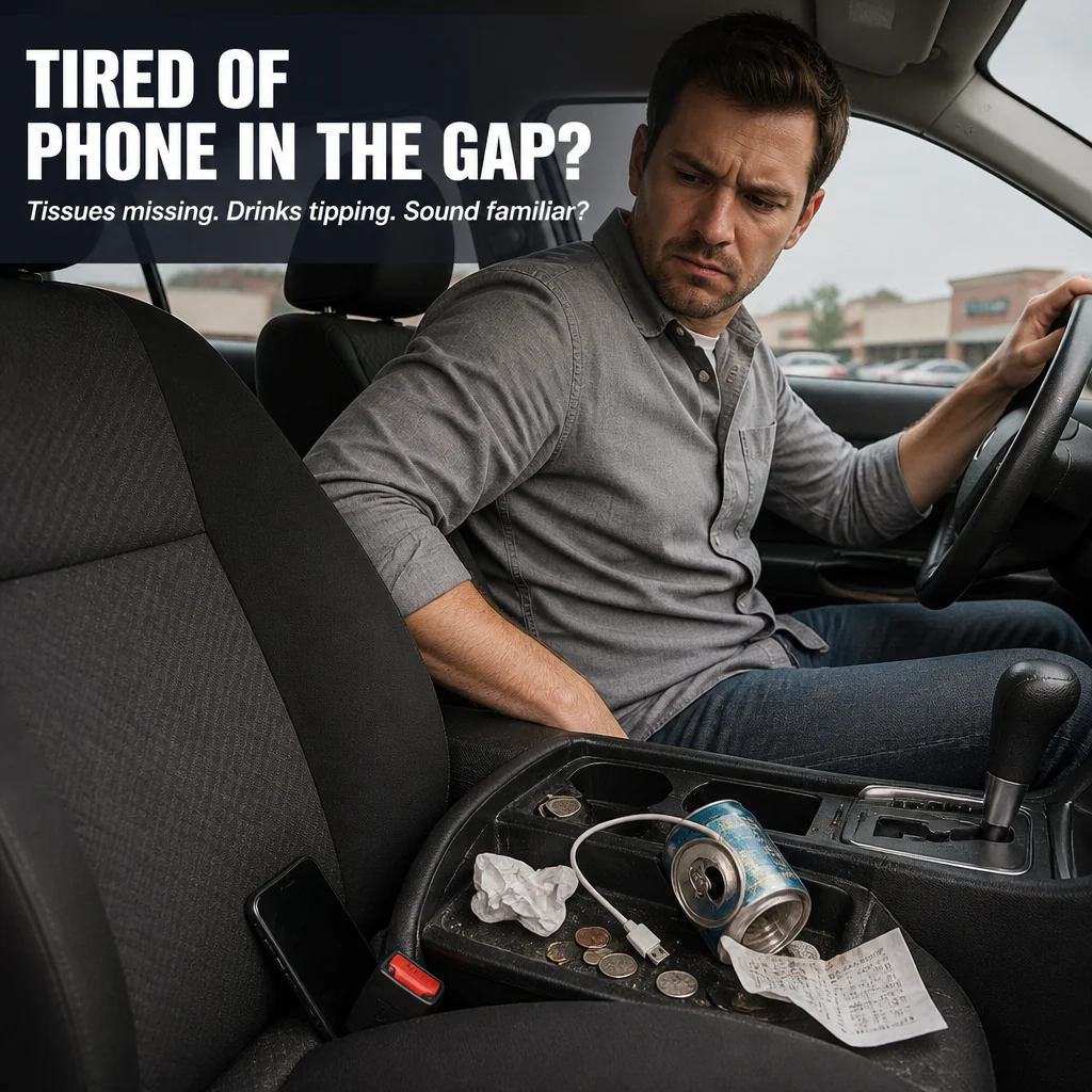 LuminaLuxe™ — Tame Center Console Chaos With One Strap-On Armrest Pad - Image 2