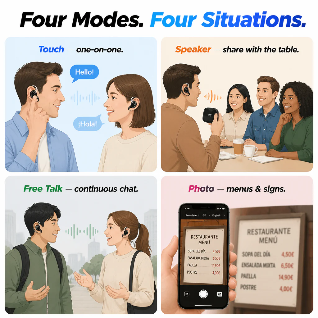 Linguara™ — Translate 75 Languages In Your Ear, No Phone Required - Image 3