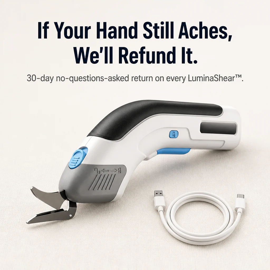LuminaShear™ — Glide Through Fabric, Leather & Cardboard Without Hand Fatigue - Image 8