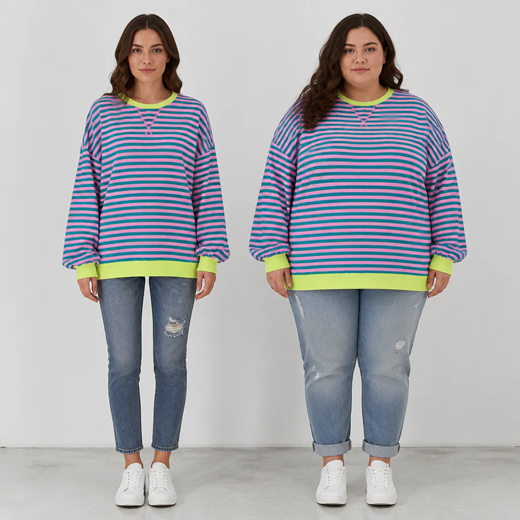 LuminaSoft™ Casual Long Sleeve Striped Shirt — Wrap Yourself in All-Day Softness and Timeless Style - Image 12
