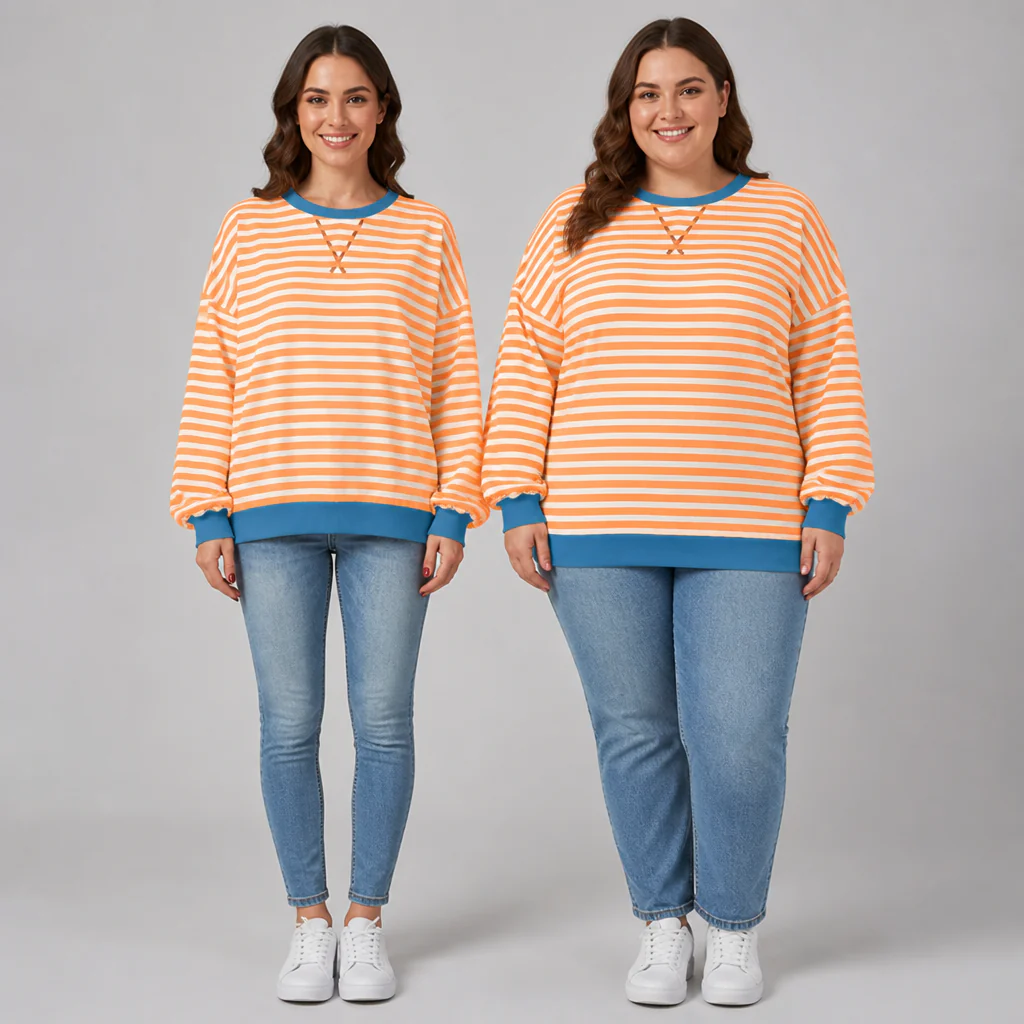 LuminaSoft™ Casual Long Sleeve Striped Shirt — Wrap Yourself in All-Day Softness and Timeless Style - Image 17