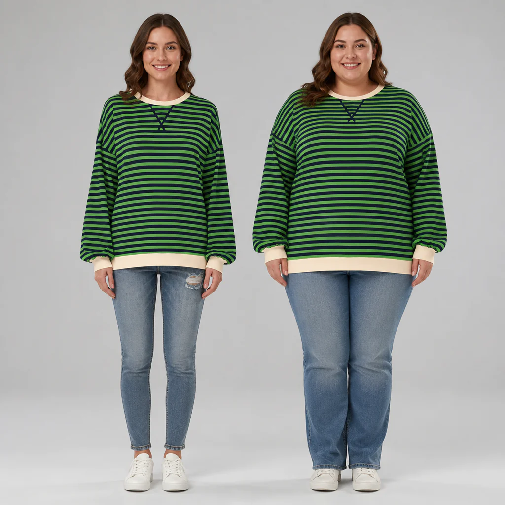 LuminaSoft™ Casual Long Sleeve Striped Shirt — Wrap Yourself in All-Day Softness and Timeless Style - Image 18