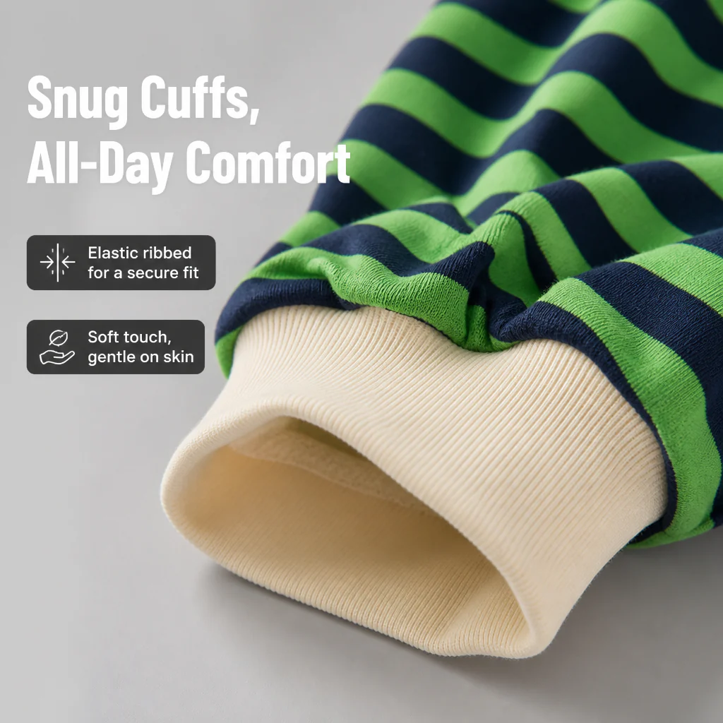 LuminaSoft™ Casual Long Sleeve Striped Shirt — Wrap Yourself in All-Day Softness and Timeless Style - Image 8