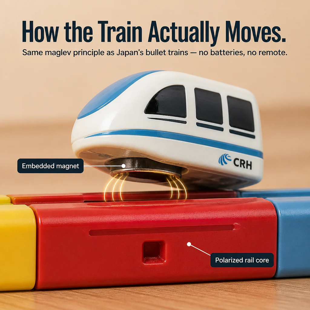LuminaTrack™ — Snap Tracks Together and Send the Magnetic Train Gliding - Image 3