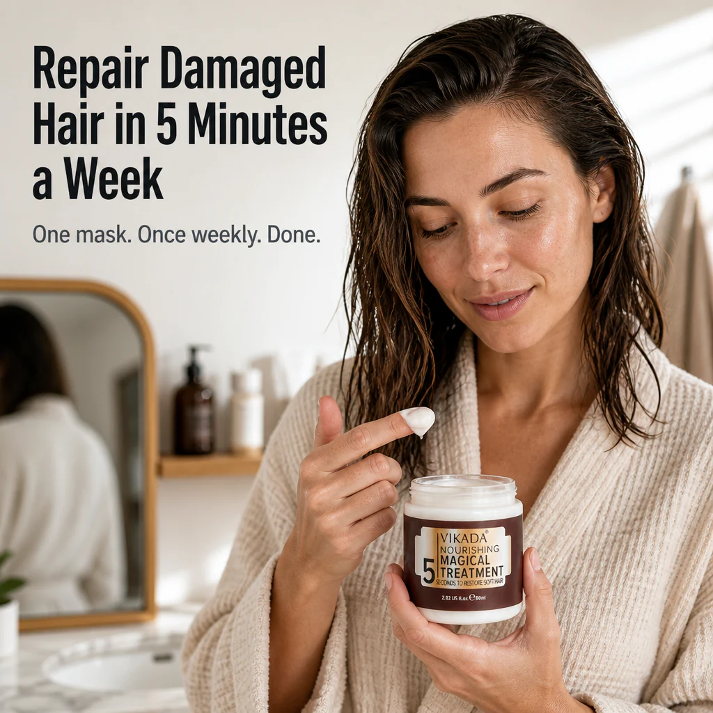 LustraLuxe™ — Rebuild Damaged Hair From the Inside in 5 Minutes a Week