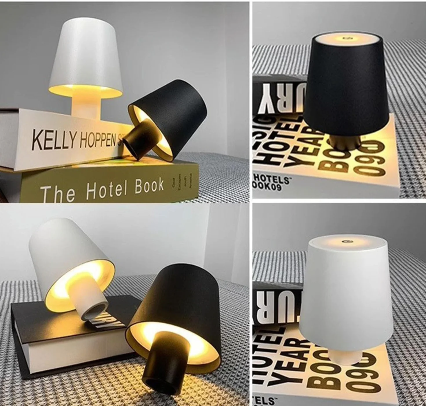 LuxeBottle - Wireless LED Table Lamp in Bottle Design - Dimmable | USB | Living Room | Decoration - Image 2