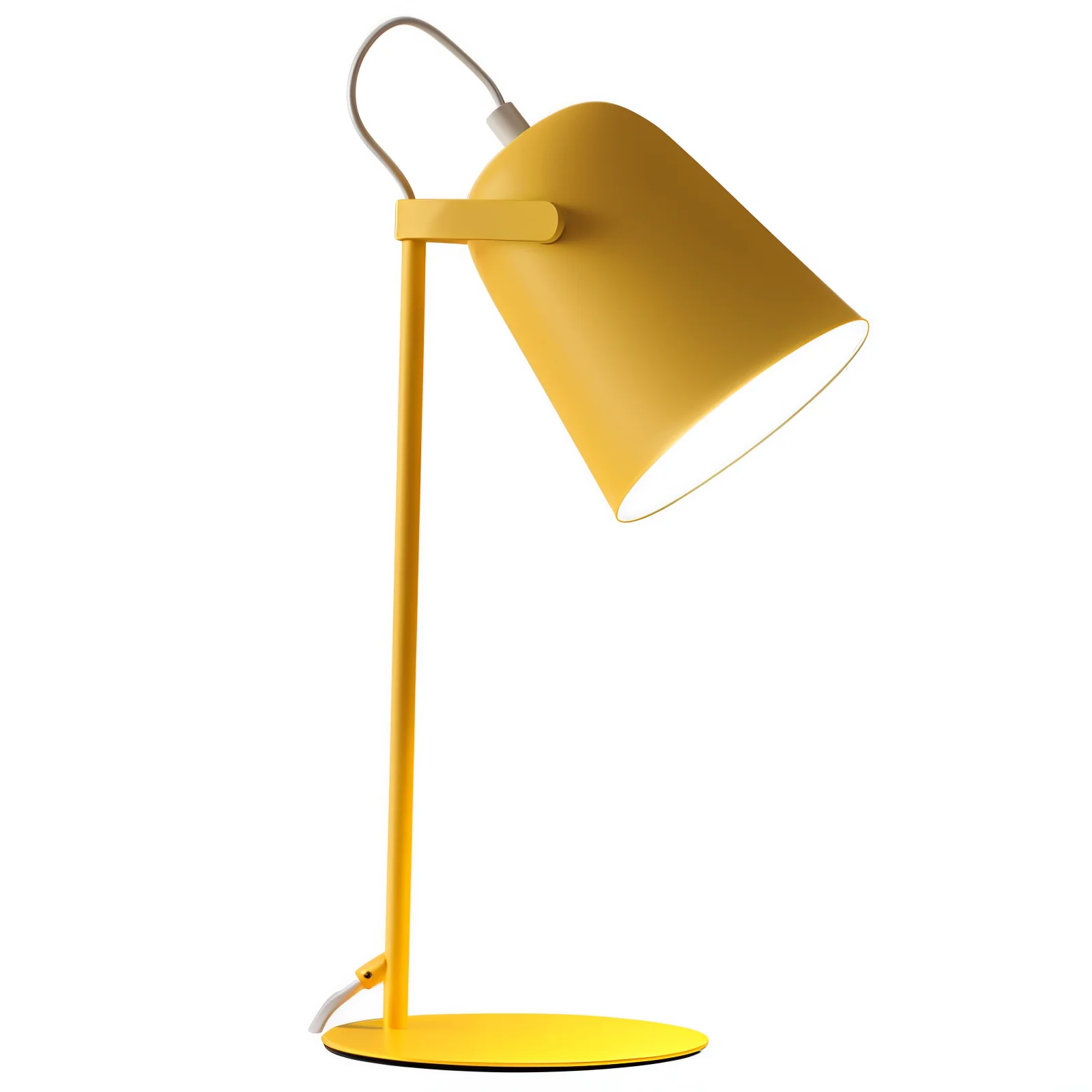 Macaron Table Lamp - Nordic Yellow Desk Lamp - Adjustable Light - Image 2