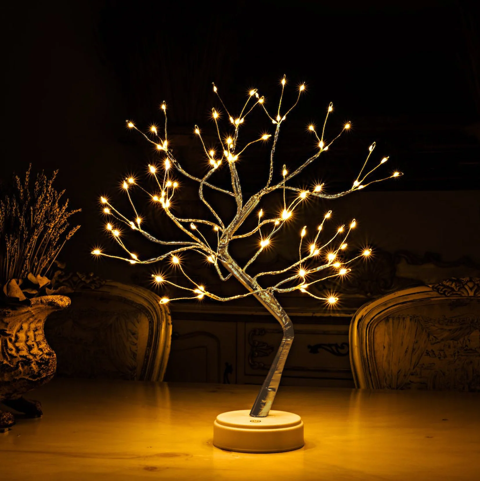 Magical Light Tree - Unique LED Battery Table Lamp - Wireless Bedside Lamp - Image 2