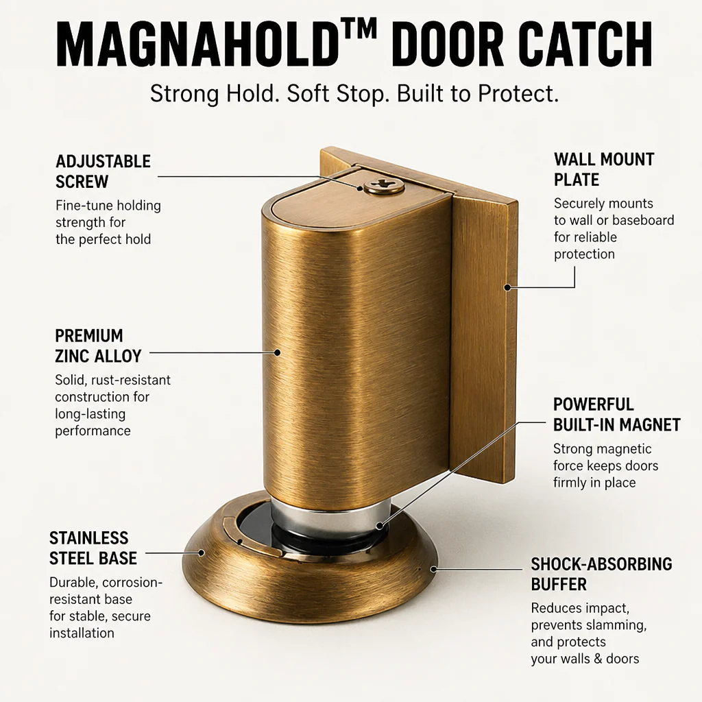 MagnaHold™ — Stop Door Slams and Protect Your Home with Silent, Ironclad Control - Image 3