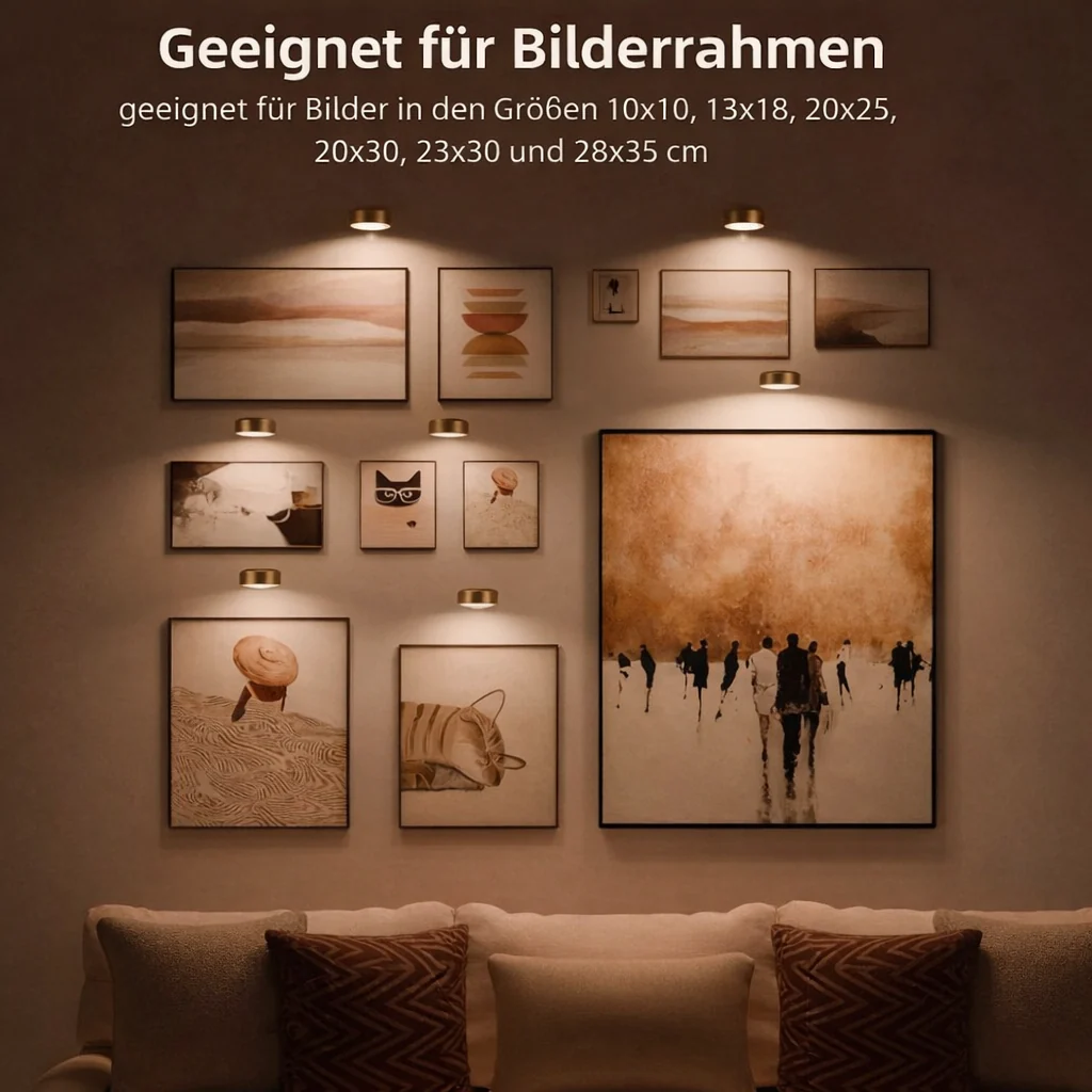 Magnetic LED Light for Stylish Artwork Illumination - Image 5
