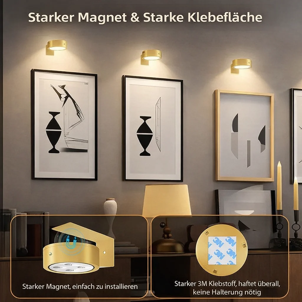 Magnetic LED Light for Stylish Artwork Illumination - Image 6