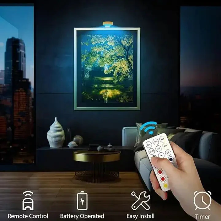 Magnetic LED Light for Stylish Artwork Illumination - Image 9